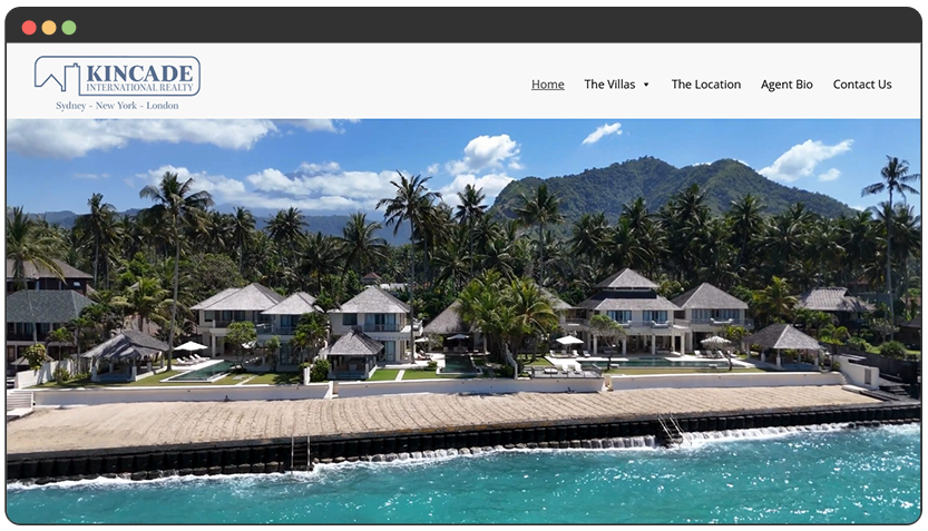 portfolio Bali Property – Single Listing Website